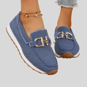 Mocassim de Couro Real com Detalhe de Ferradura