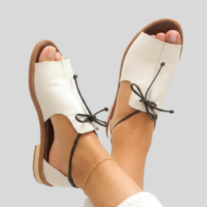 Olive™ | Sandálias de Couro de Verão