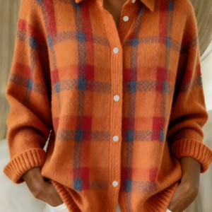 ANNA | CARDIGAN DE MALHA XADREZ