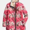 Freya | Charmosa Jaqueta Quilted com Estampa Floral Rosa