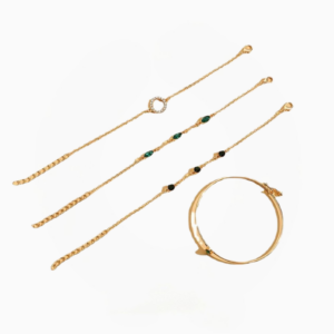 Conjunto Quattro Braceletes | Três Gerações