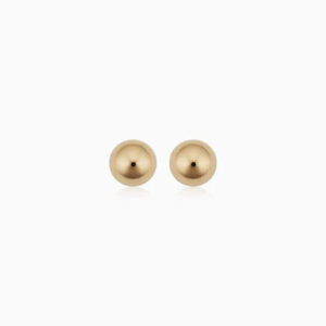 Brincos de Esfera Lisa | Dourado