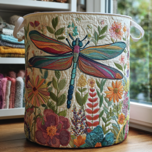 Cesta de Roupa Jardim de Libélula
