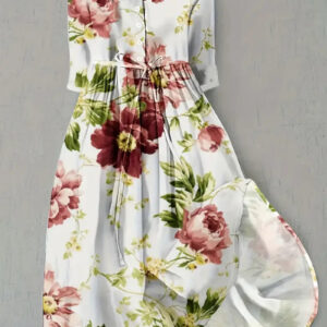 Margot | Vestido floral elegante com efeito marcante