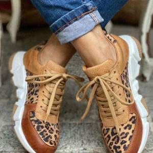 Mia™ - Tênis Leopardados Confortáveis