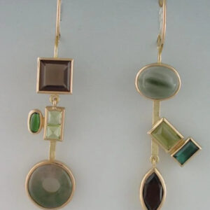 Brincos Vintage com Detalhes em Pedra