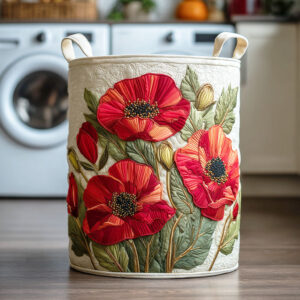 Cesta de Roupa Sonho Poppy Escarlate