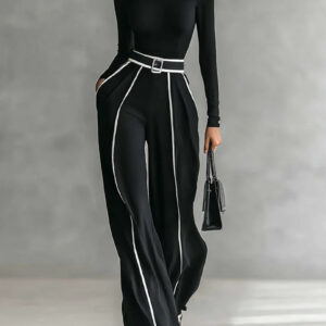 Vera™ | Conjunto elegante com detalhe em contraste
