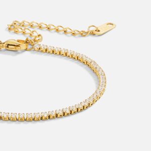 Pulseira de Tênis Cordelia Gold