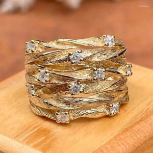 Anel Boho Vintage em Ouro