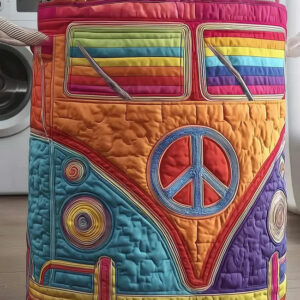Cesta de Roupa Estilo Hippie