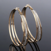 Brincos de Ouro Vintage Brilhante