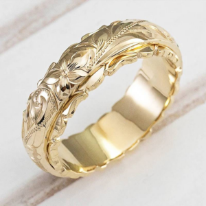 Anel Vintage Blume em Ouro