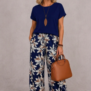 Rosie | Conjunto Floral Elegante de Dois Peças